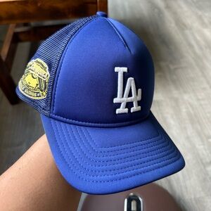 Los Angeles Dodgers New Era 9Forty A-Frame foam trucker hat